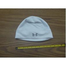 Under Armour Mujer&apos;s UA ColdGear Fleece Lined Beanie One Size Fits All White EUC  eb-50358505